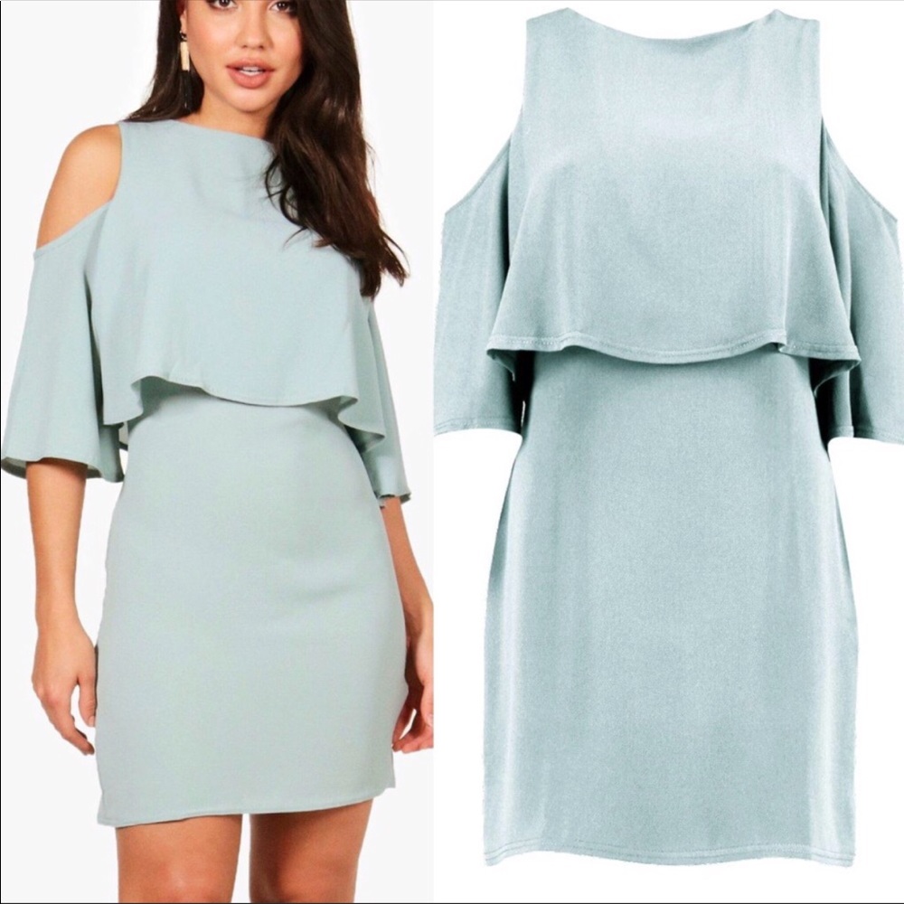 Open shoulder dress